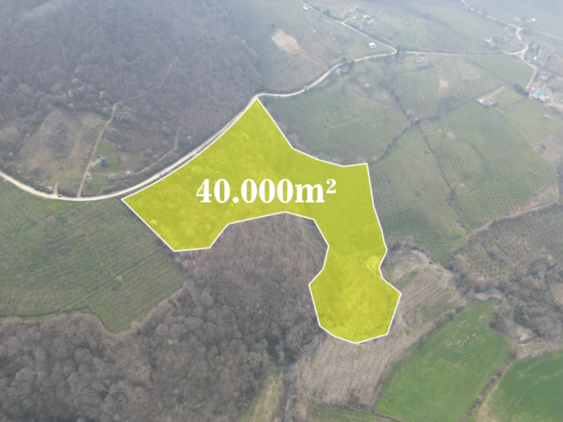 Sakarya Hendek Karaçökek Satılık Fındıklık 40.222 m² – Büyük Yatırımlık Arazi